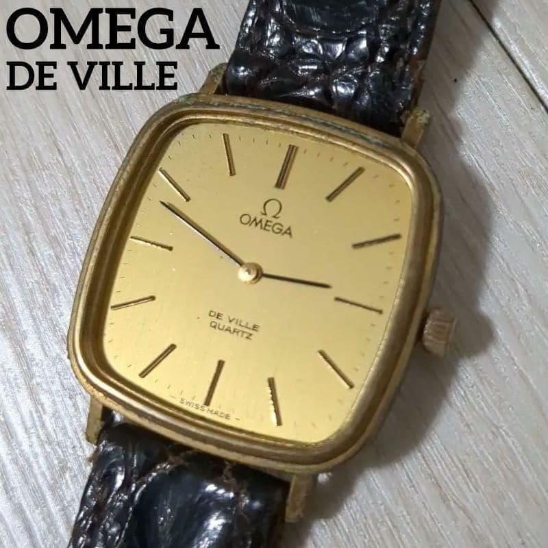 【ジャンク品】OMEGA　オメガ　デ・ヴィル ヴィンテージ腕時計