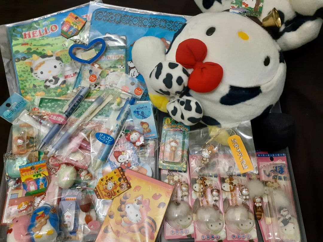 動物系　キティ　ぬいぐるみ　ストラップ　雪うさぎ　しっぽ　等