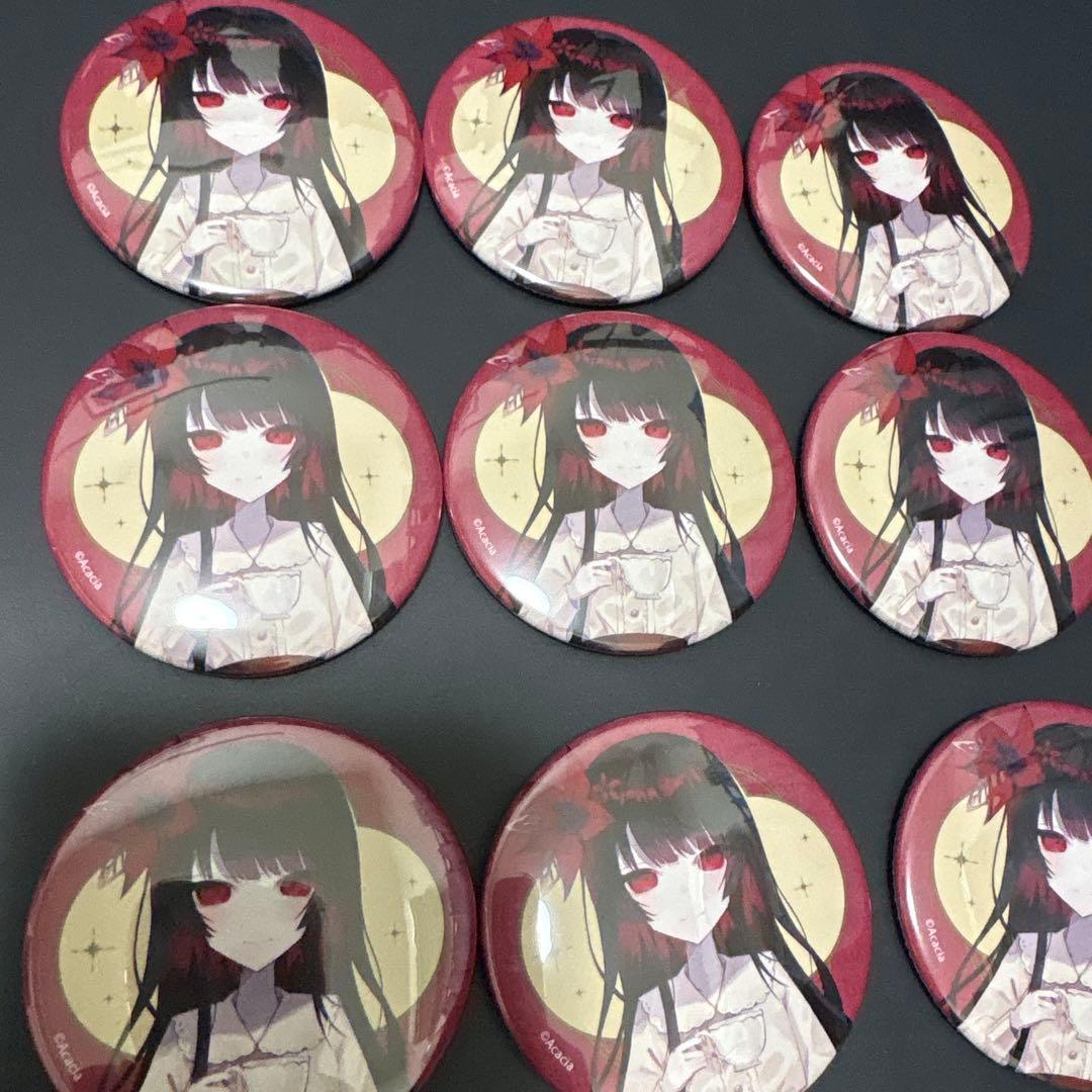 魔法少女ノ魔女裁判 二階堂ヒロ　コラボカフェ 缶バッジ ９個