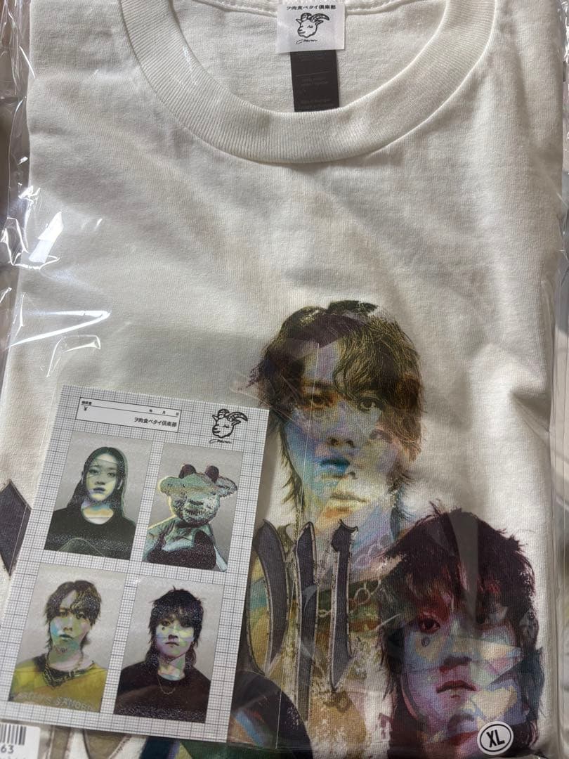 Chevon ヲ食倶ロンT（証明写真ver.）ホワイト XL 1117_ega_309_2048x.jpg?v=