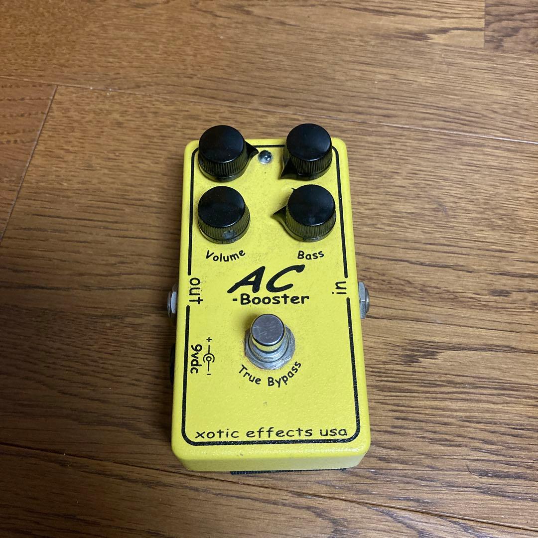 xotic effects AC Booster ギターエフェクター Xotic AC Booster V2 Effects Pedal Yellow | Guitar Center
