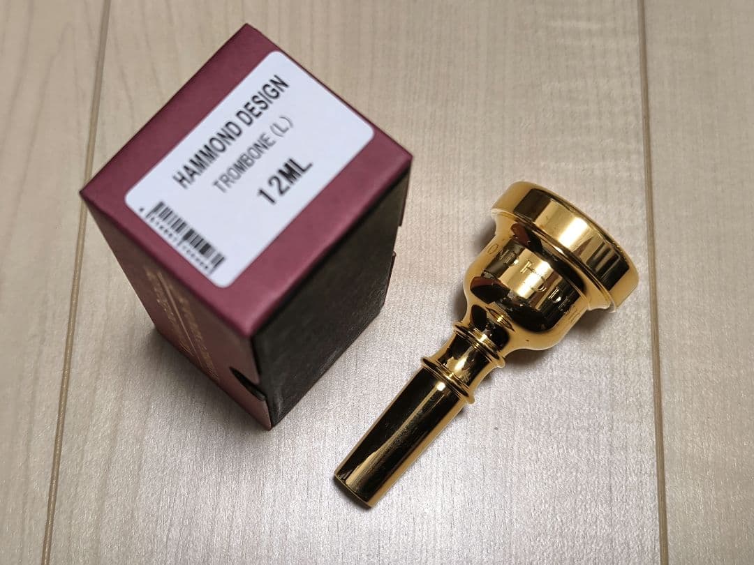な*ち様 ハモンドデザイン 12ML GP トロンボーンマウスピース 太管 Ha ハモンドデザイン 12ML トロンボーン太管用マウスピース - FREEMAN 金