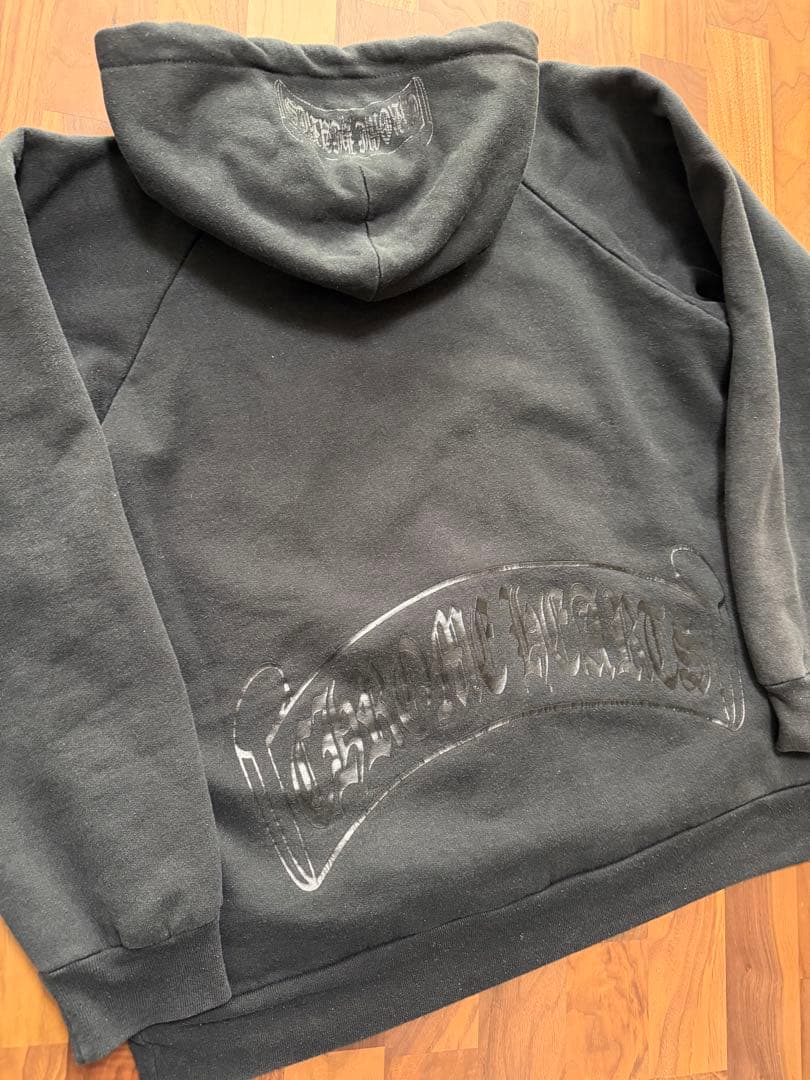 CHROME HEARTS OLD サーマル裏地 パーカー ブラック