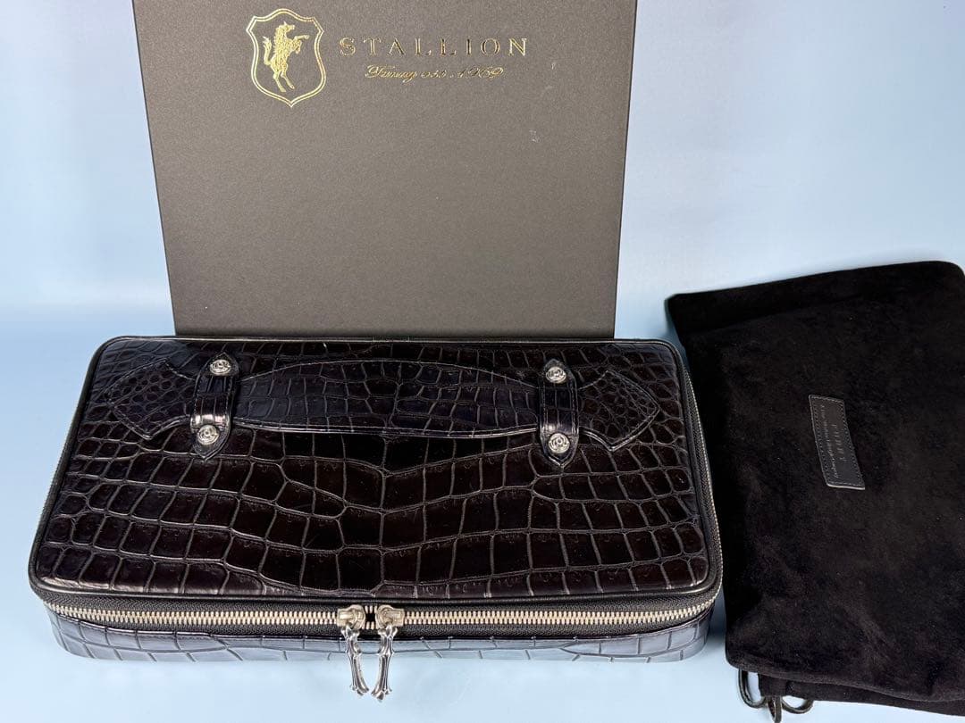 FUNNY製ポロサスクロコクラッチ ビジネスバッグ一点物 楽天市場】【FUNNY公式ストア】 財布 ワニ革 スマートポケット