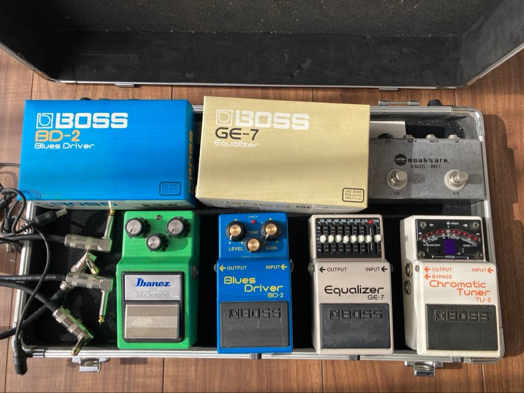 ギターエフェクターセット ケース付き