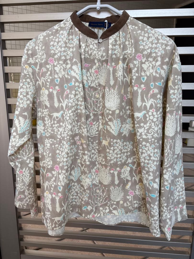 ブラウス リバティ ヨシエ シャワーパーティー ニーム ホビーラ アフタヌーン ブラウス リバティ ヨシエ シャワーパーティー ニーム ホビーラ