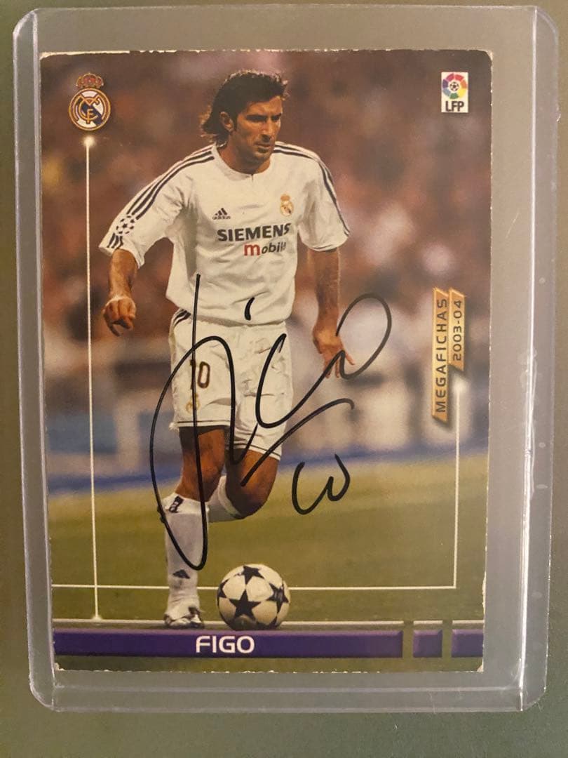 ルイス　フィーゴ直筆サイン入りトレカ　パニーニ社製