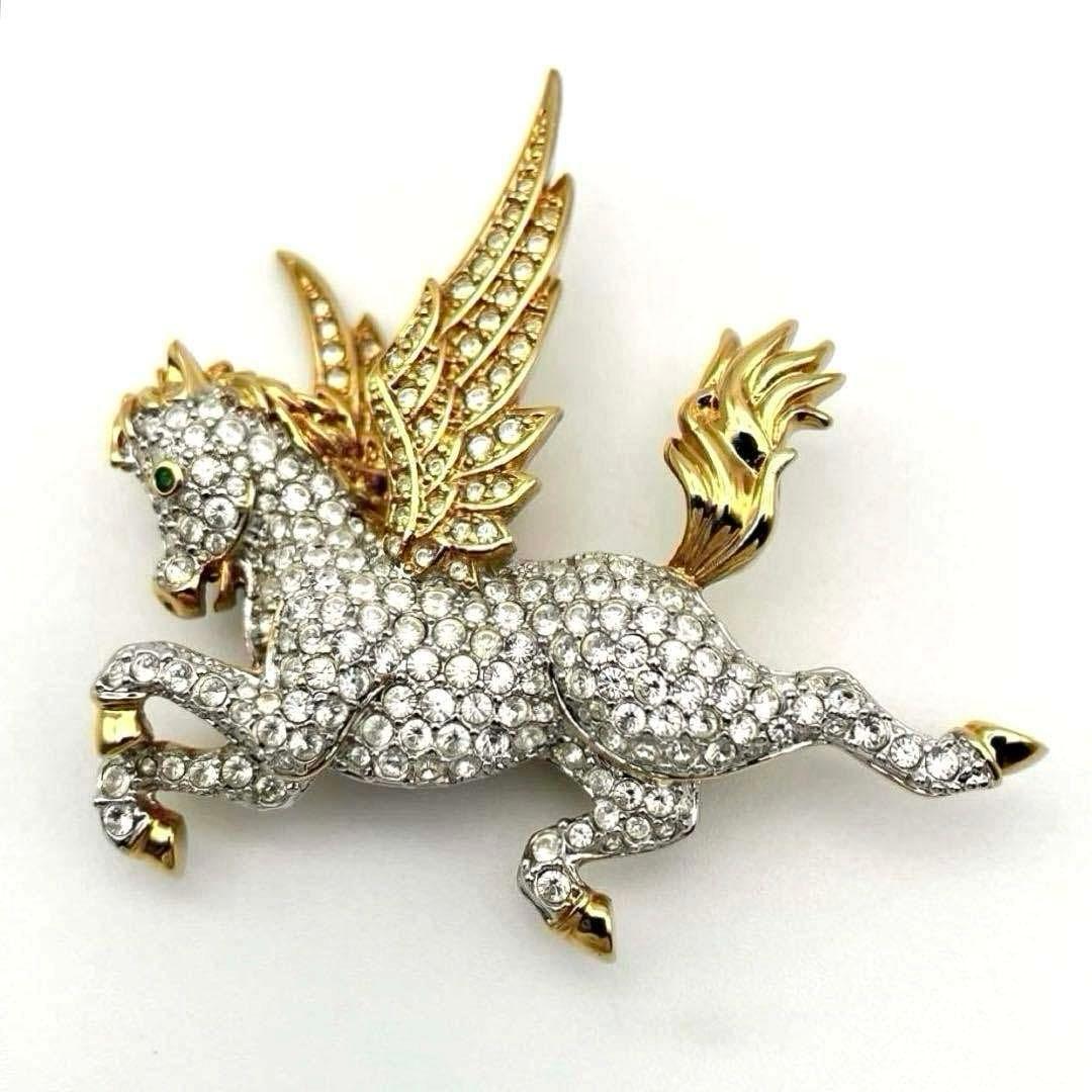 SWAROVSKI スワロフスキー ペガサス ブローチ クリスタル ブローチ | クリスタルブローチ | スワロフスキー