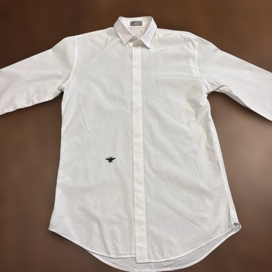 ディオールオム DIOR HOMME Bee ビー 長袖シャツ38 - メルカリ
