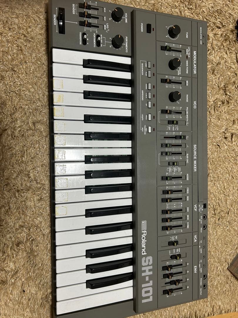 Roland SH-101 アナログシンセサイザー - メルカリ