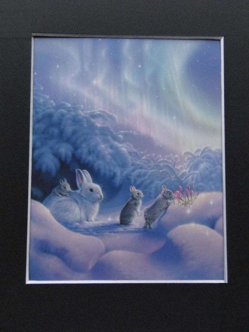 カーク・レイナート、【AE　スナグル　バニーズ】希少な額装用画集より、新品額装付