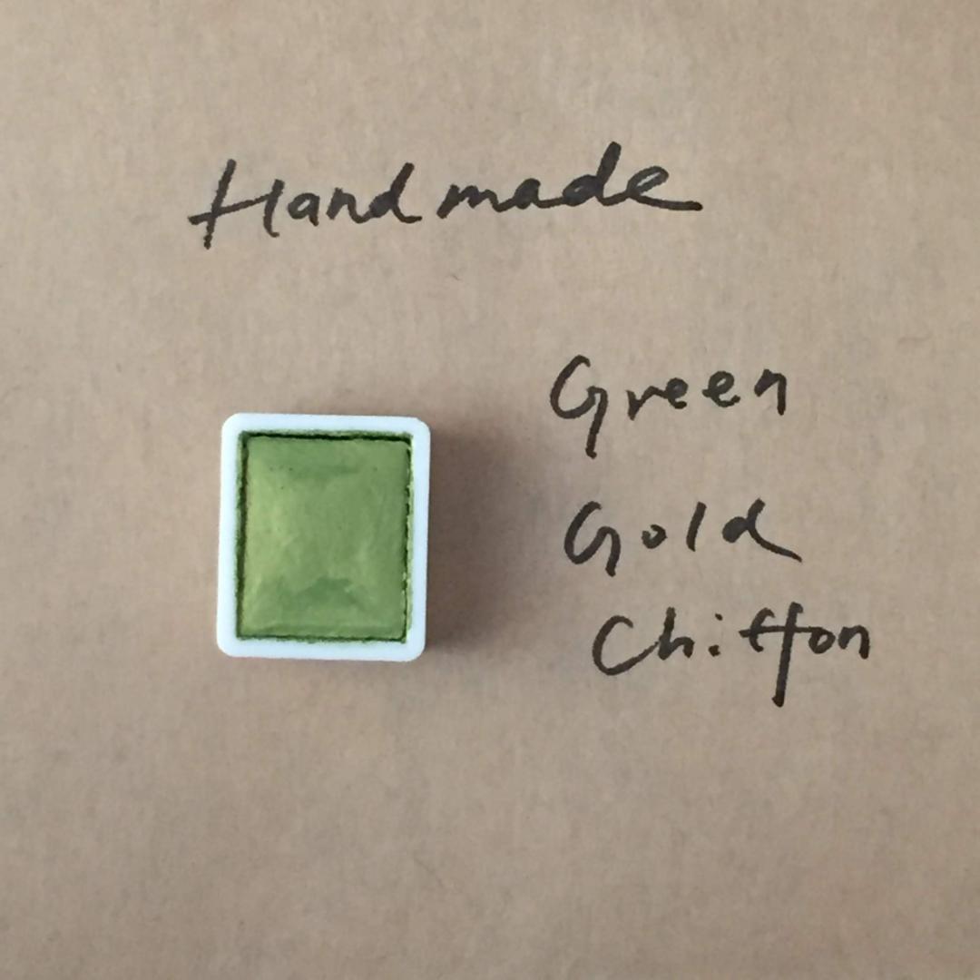 画材 Green gold chiffon 油彩額 9232N P20 ゴールド アクリル付 | ゆめ画材