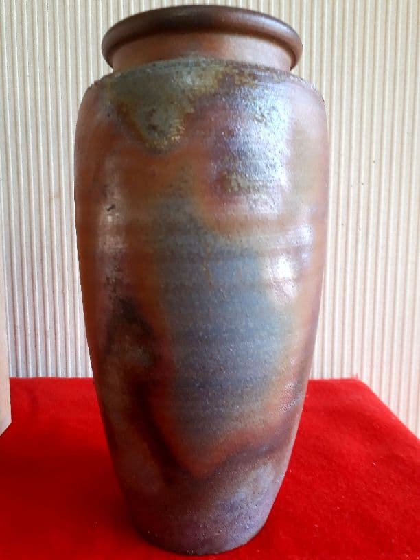 備前焼、小西陶古の花入