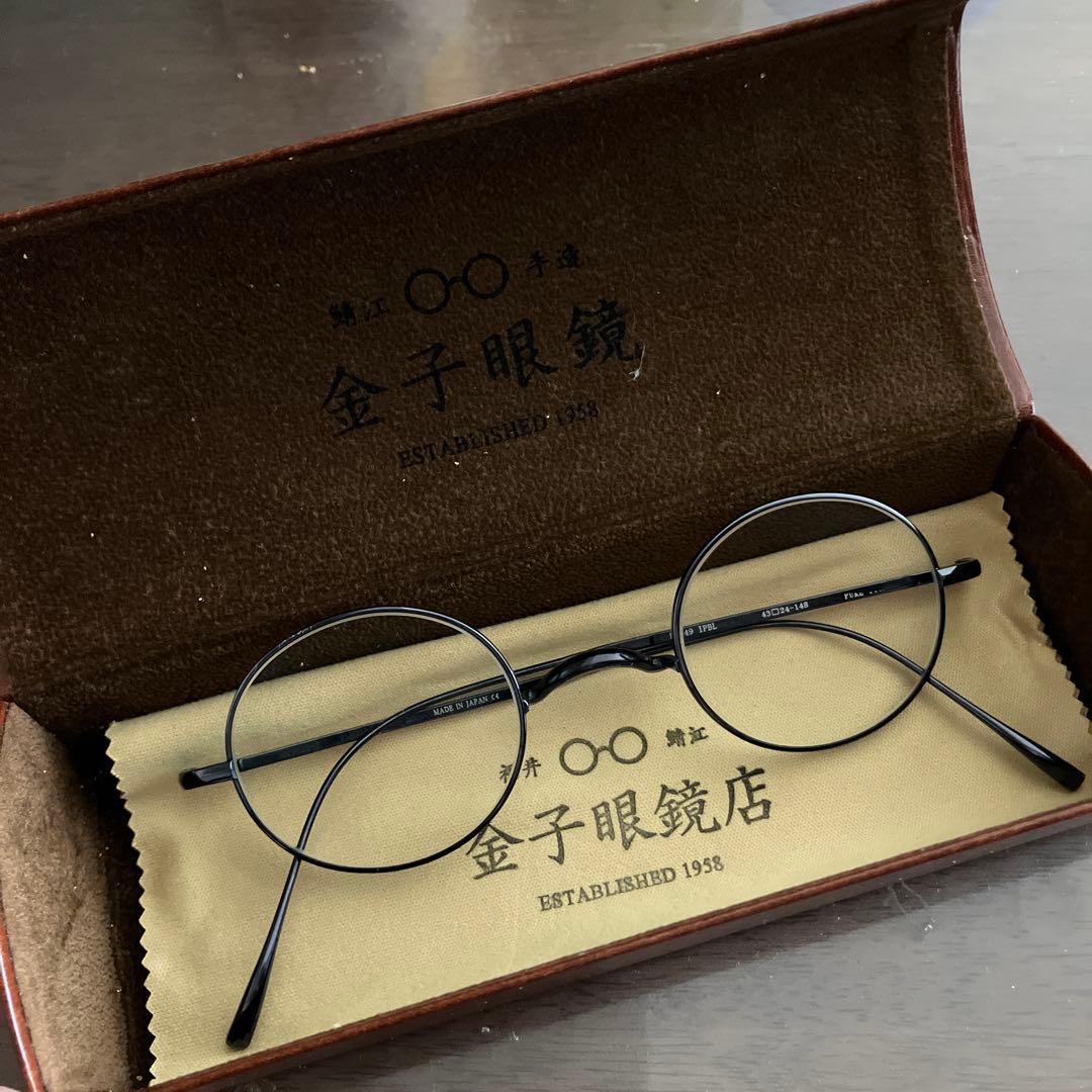 金子眼鏡 KV49 IPBL【最終値下げ】