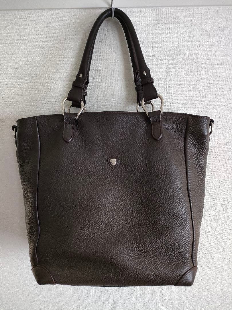 CHAMBORD SELLIERシャンボール セリエレザートートバッグ茶 CHAMBORD SELLIER シャンボールセリエ バッグ トート レザー