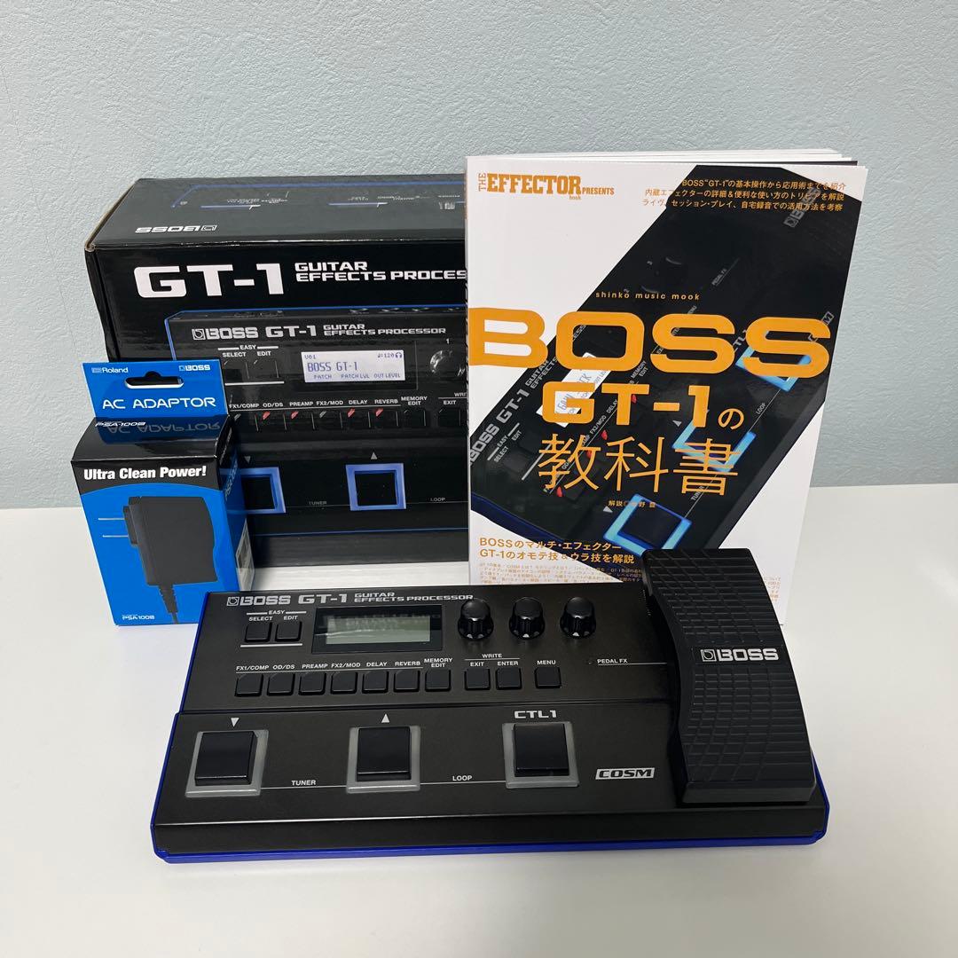 BOSS GT-1 解説書&電源ケーブル付き