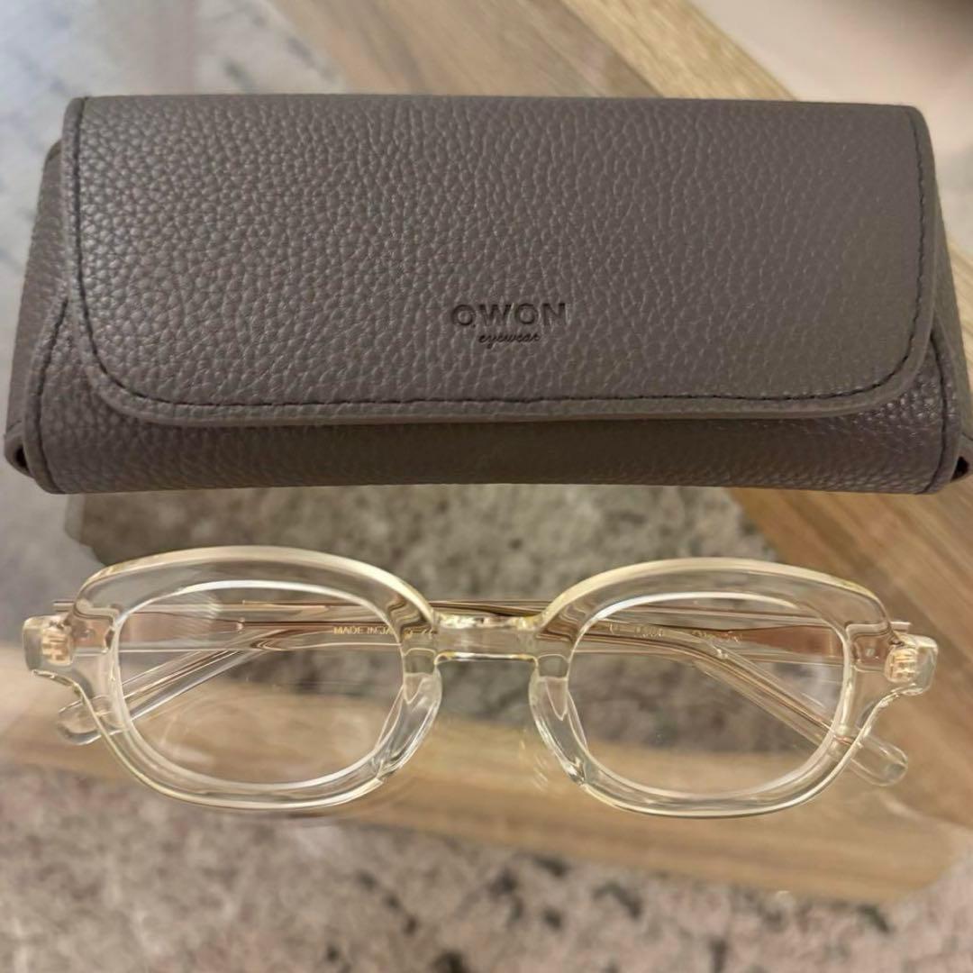 QWON MOJO col.KI キハク クヲン 眼鏡 EYEWEAR