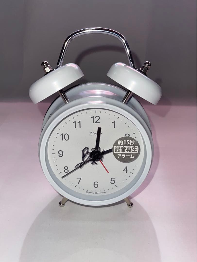BiSH サイン&肉声入り目覚まし時計 オリジナルボイス入り目覚まし時計【大熊和奏 朝のささやき