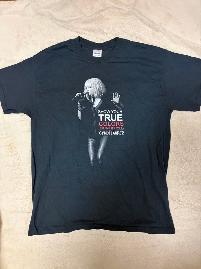Cyndi Lauper （シンディ・ローパー）ライブグッズTシャツ CYNDI LAUPER シンディローパー - SHES SO UNUSUAL / Tシャツ / メンズ