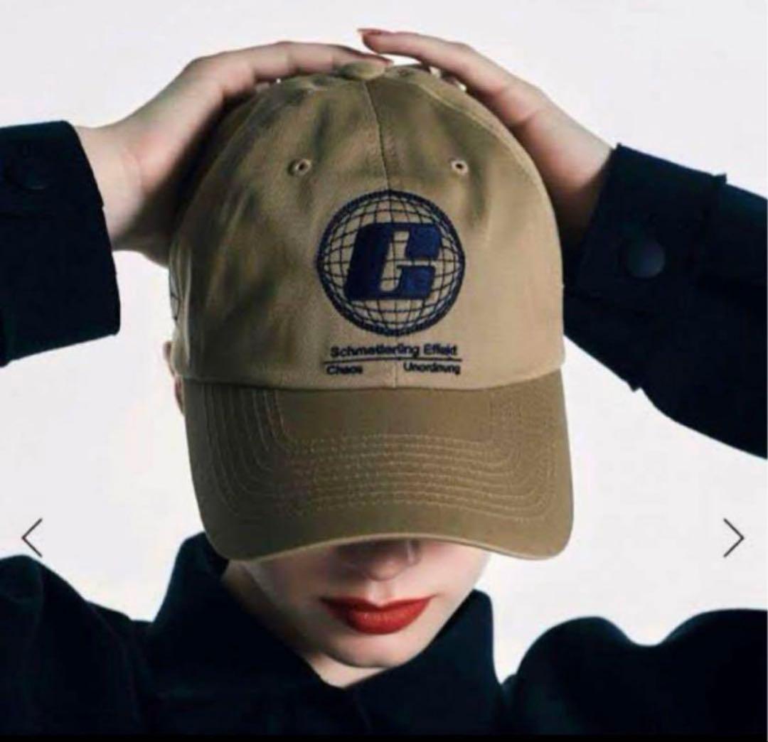 gadid anoniem cap beigeベージュ　graphic GADID ANONIEM ガディッドアノニム キャップ ベージュ - メルカリ