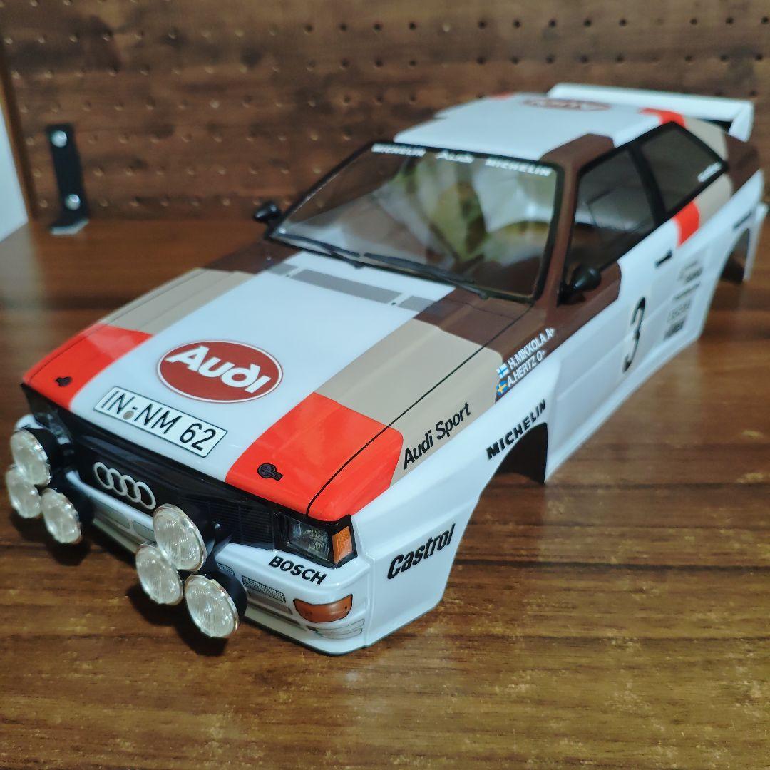 タミヤ　アウディ　クワトロ　ラリー　ボディ 1/10RC アウディ クワトロ ラリー A2 (TT-02シャーシ): RCモデル