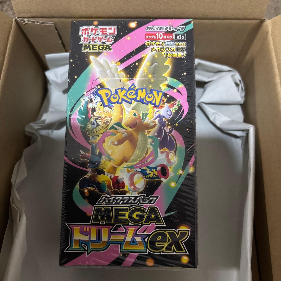 大*郎様 ポケモンカードゲーム MEGAドリームex シュリンク付き　１BOX