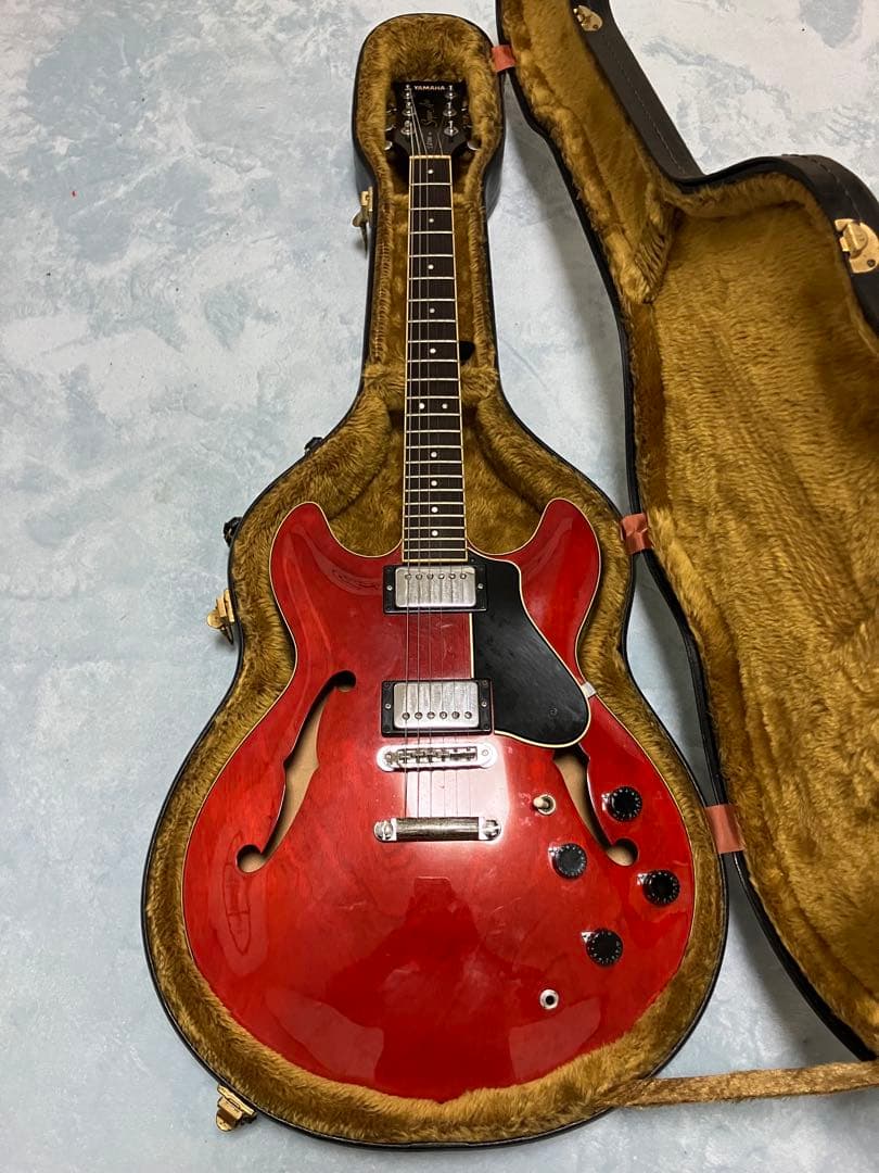ギター Yamaha SA700 super axe Yamaha SA-700 Super Axe 1977 - Transparent Red | Tone Wolf
