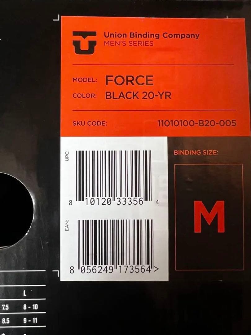 a*9様 UNION ユニオン FORCE BLACK 20-YR （M）新品 - メルカリ