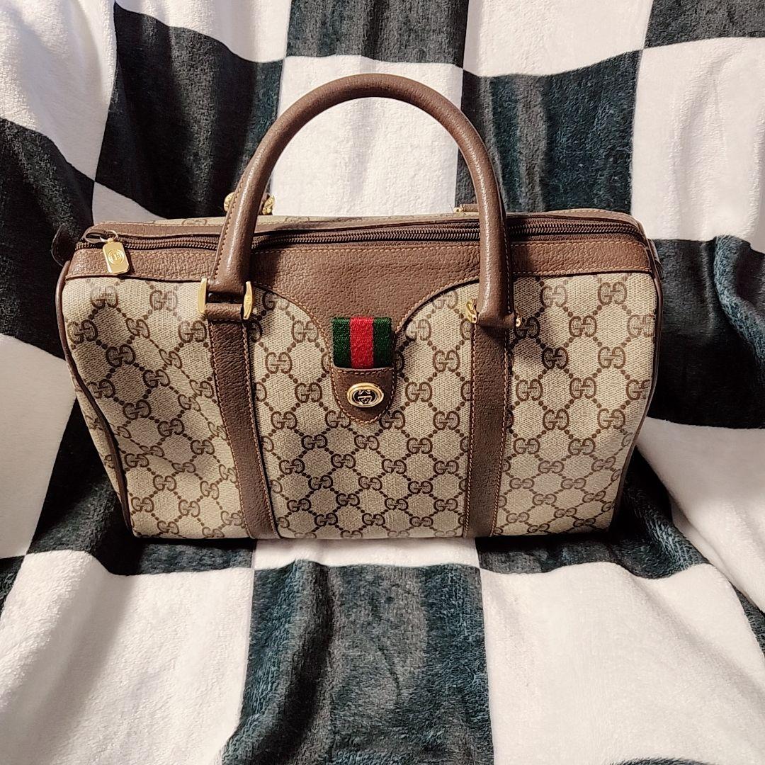 GUCCI オールドグッチ ボストンバッグ 型番︰40.02.007 GUCCI オールドグッチ ボストンバッグ 型番︰40.02.007 - メルカリ