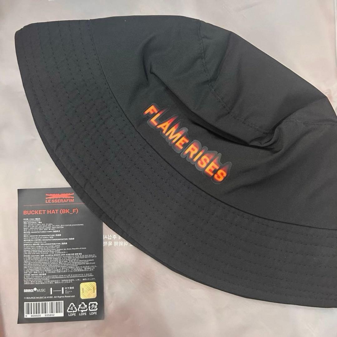 LESSERAFIM FLAME RISES バケットハット BUNJANG] LE SSERAFIM Flame Rises Bucket Hat / 르세라핌 flame rises