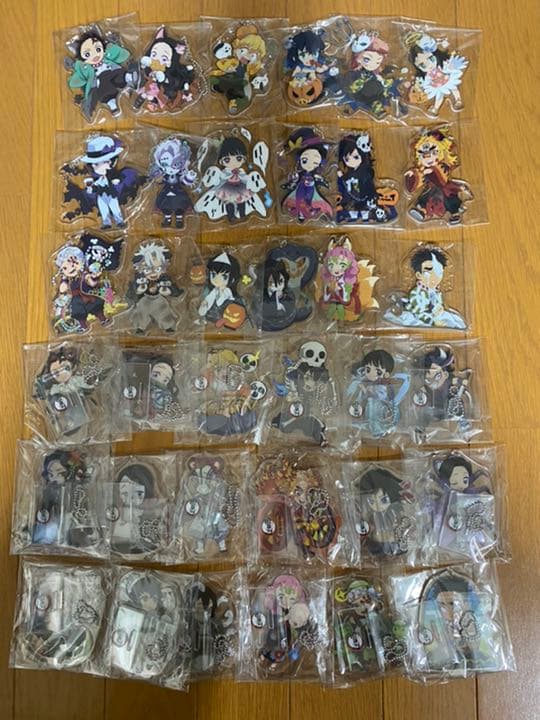 鬼滅の刃 ハロウィン アクスタ キーホルダー 2019 2020 コンプセット