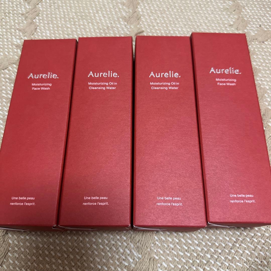 Aurelie オレリー クレンジングウォーター×2＆フェイスウォッシュ×2