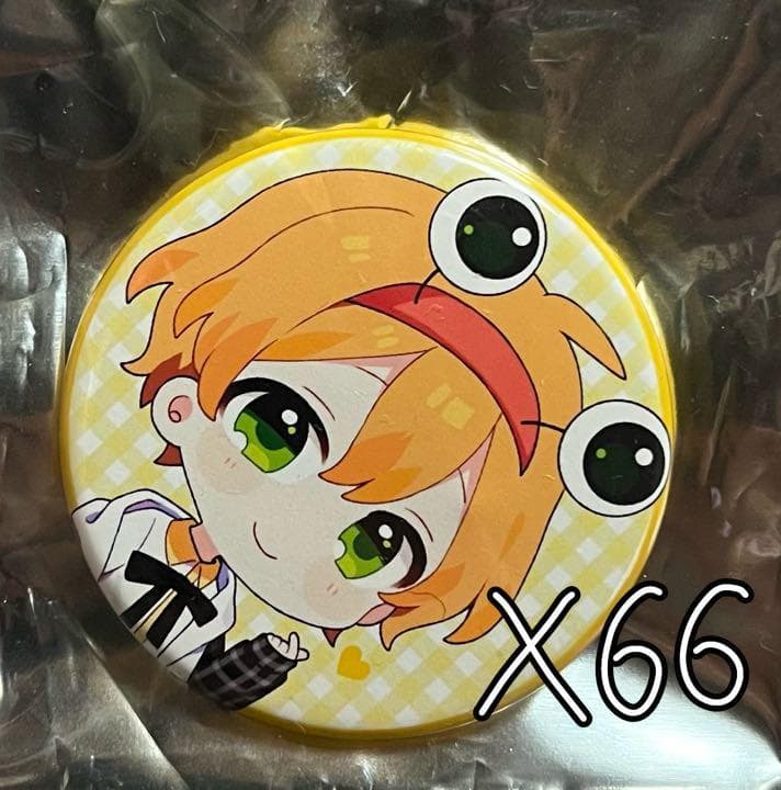 かにちゃん　缶バッジ