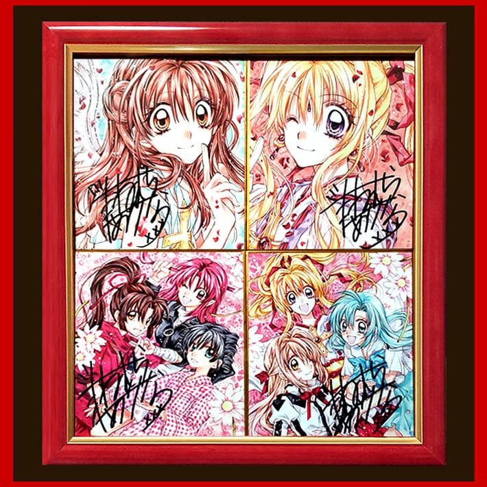 4点[種村有菜]直筆サイン入り色紙4枚★まろん・ジャンヌ・満月・灰音