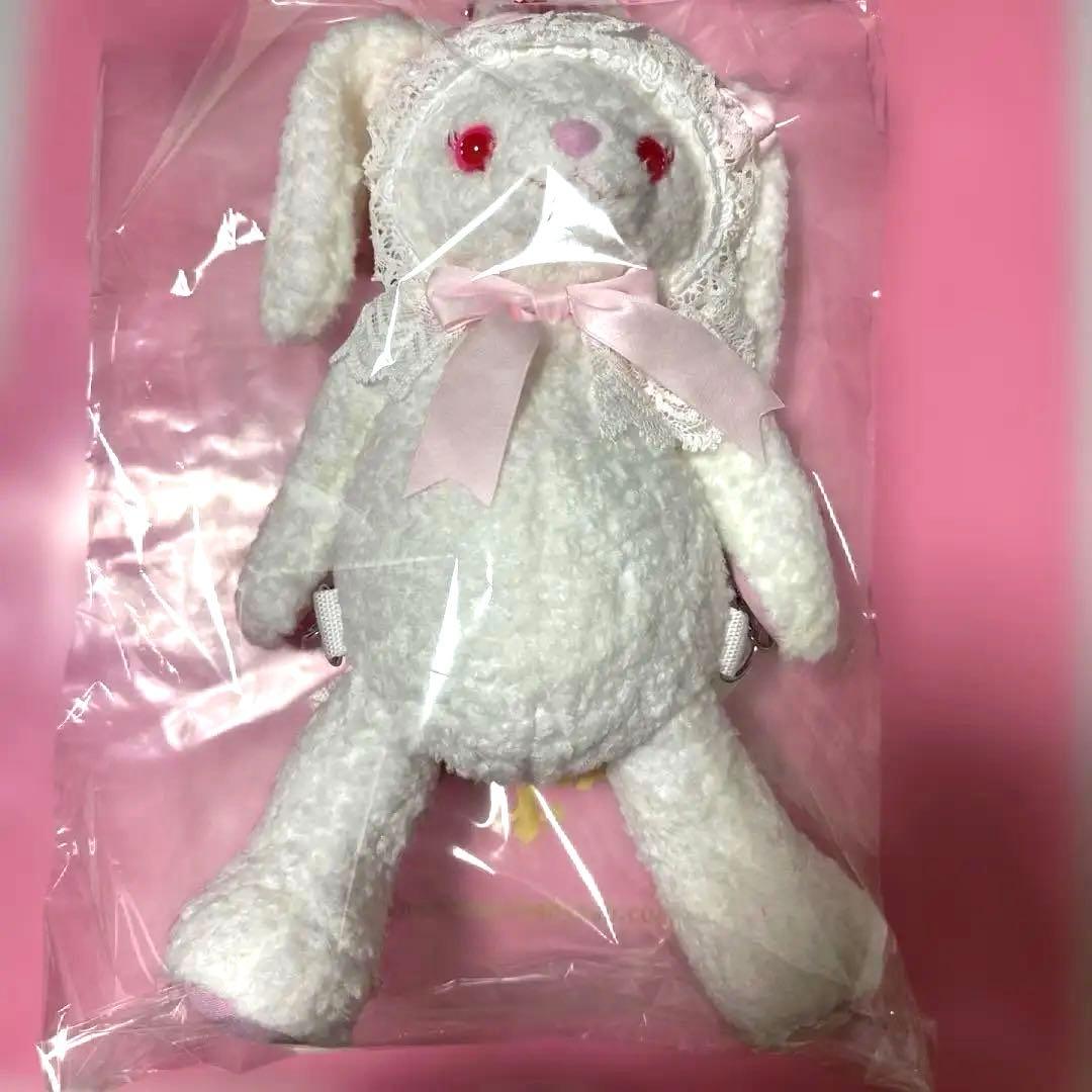 うさくみゃミニリュック　ホワイト