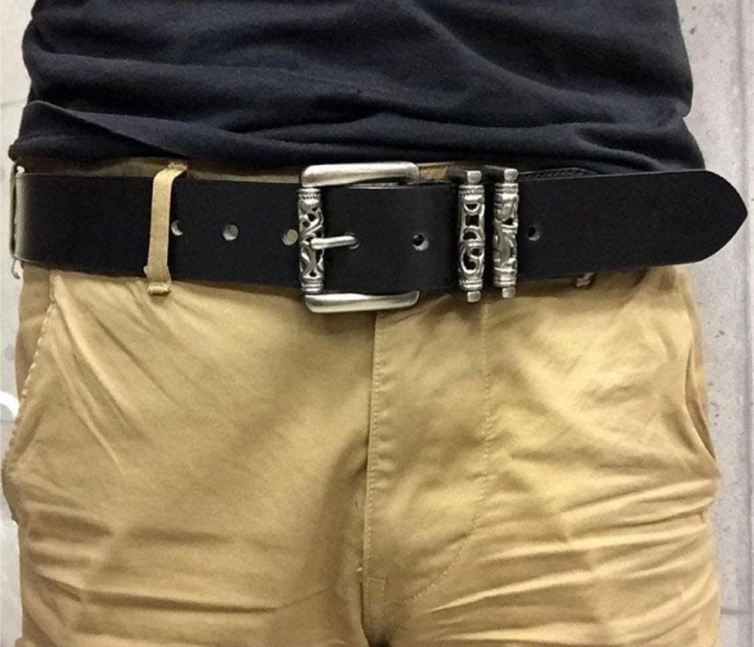 ケルティックローラー 本革 ブラックベルト