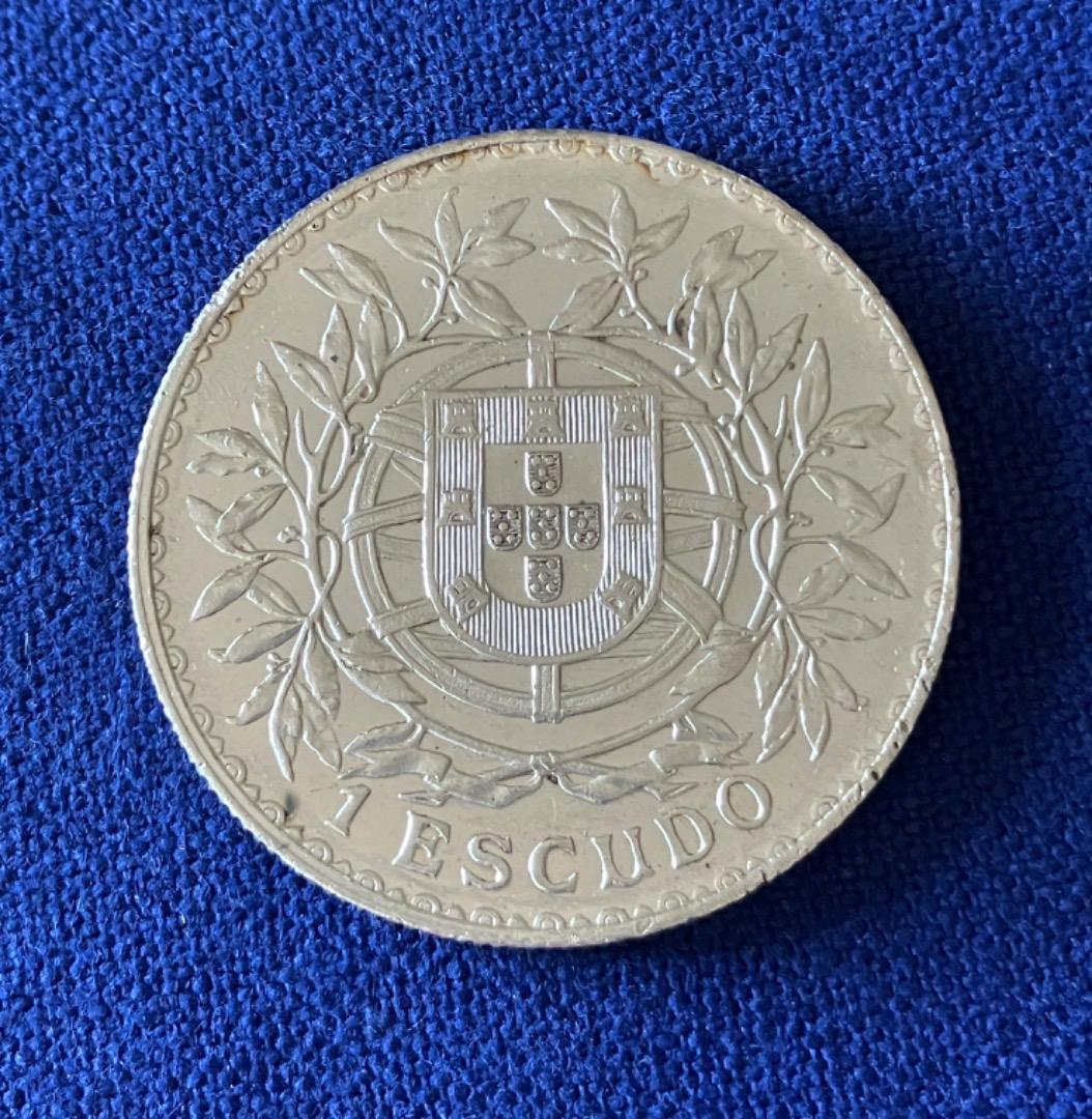 ポルトガル銀貨 1エスクード 1916年 豊穣の女神 - メルカリ