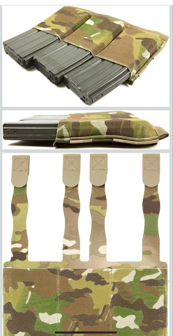 個人装備 BlueForceGear Ten-Speed TripleMag Pouch