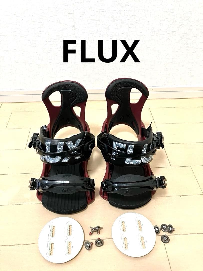 FLUX BDOS スノーボードビンディング　フラックス メンズM FLUX BINDINGS（フラックスバインディング） 【 FLUX PR BLACK size S