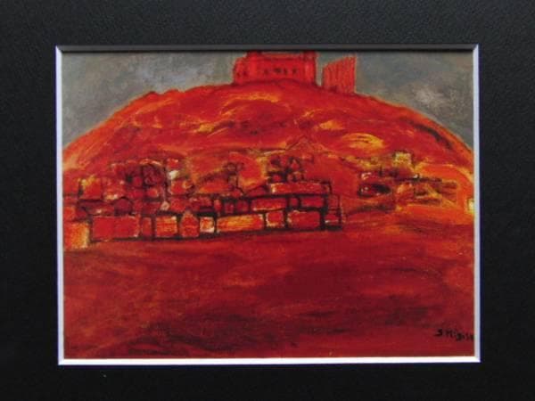 三岸節子、「ラコラオーラの城」、厳選、希少画集・額装画、新品高級額