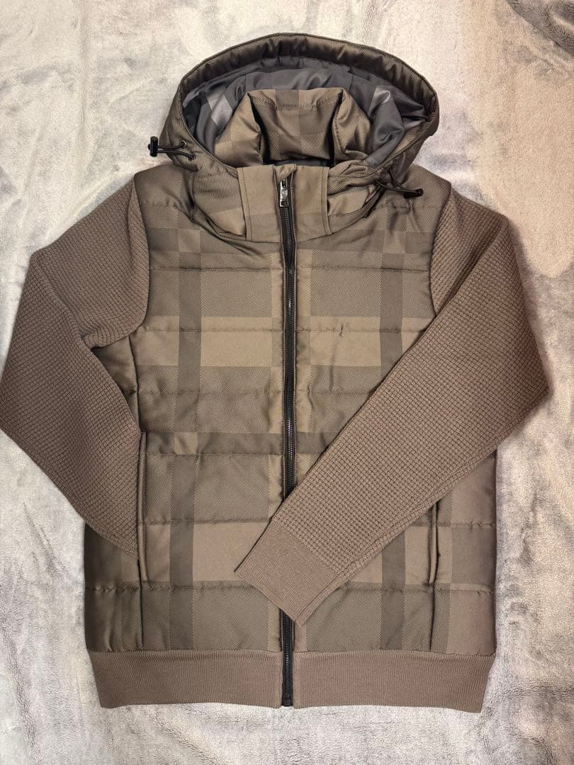 グランマページブラックレーベルクレストブリッジ ウォッシャブルウールシャドークレストブリッジチェックセミワイド