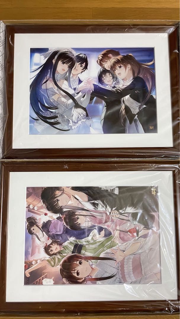 WHITE ALBUM2 なかむらたけし直筆サイン入り複製原画2種