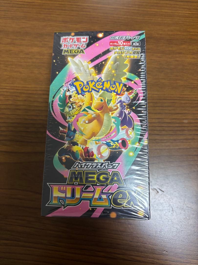 メガドリームex シュリンク付き　1ボックス 楽天市場】【Box未開封・シュリンク付き】 ポケモンカードゲーム MEGA