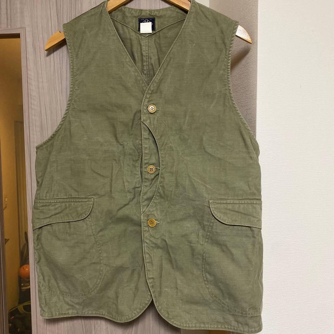 ポストオーバーオールズ ロイヤルトラベラーベスト　サイズl
