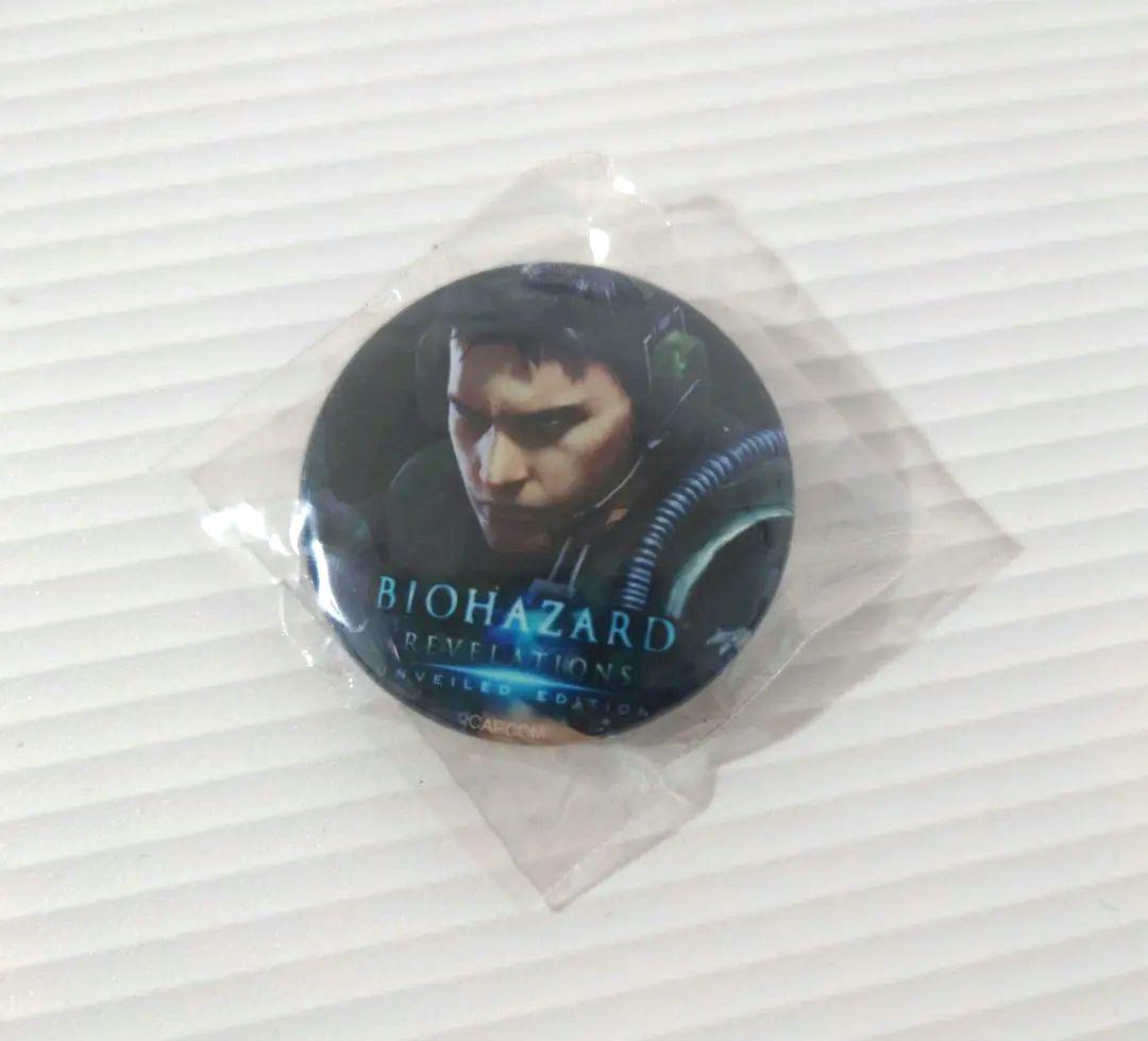 希少 バイオハザード リベレーションズ クリス・レッドフィールド 缶バッジ