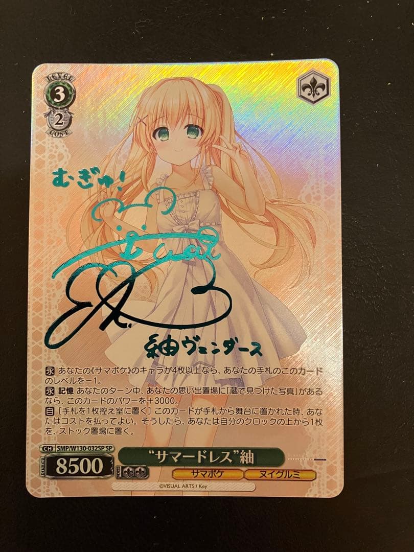 ヴァイスシュヴァルツ サマポケ “サマードレス” 紬 新カラーSPサイン