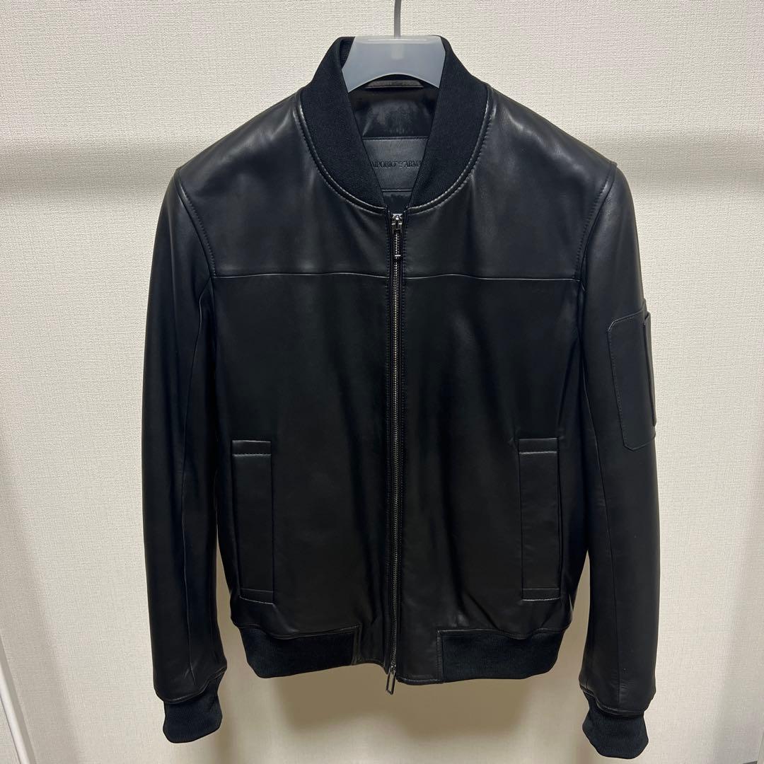emporio armani archive レザージャケット MA-1 MA1
