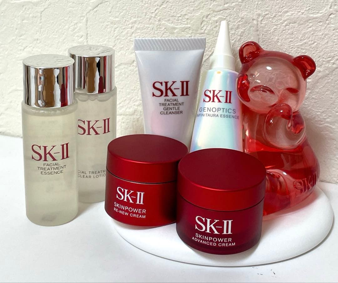 【未使用】SKⅡ / フェイシャルトリートメントエッセンス&お手入れセット（7点 SK-II フェイシャル トリートメント エッセンス デュオ セット
