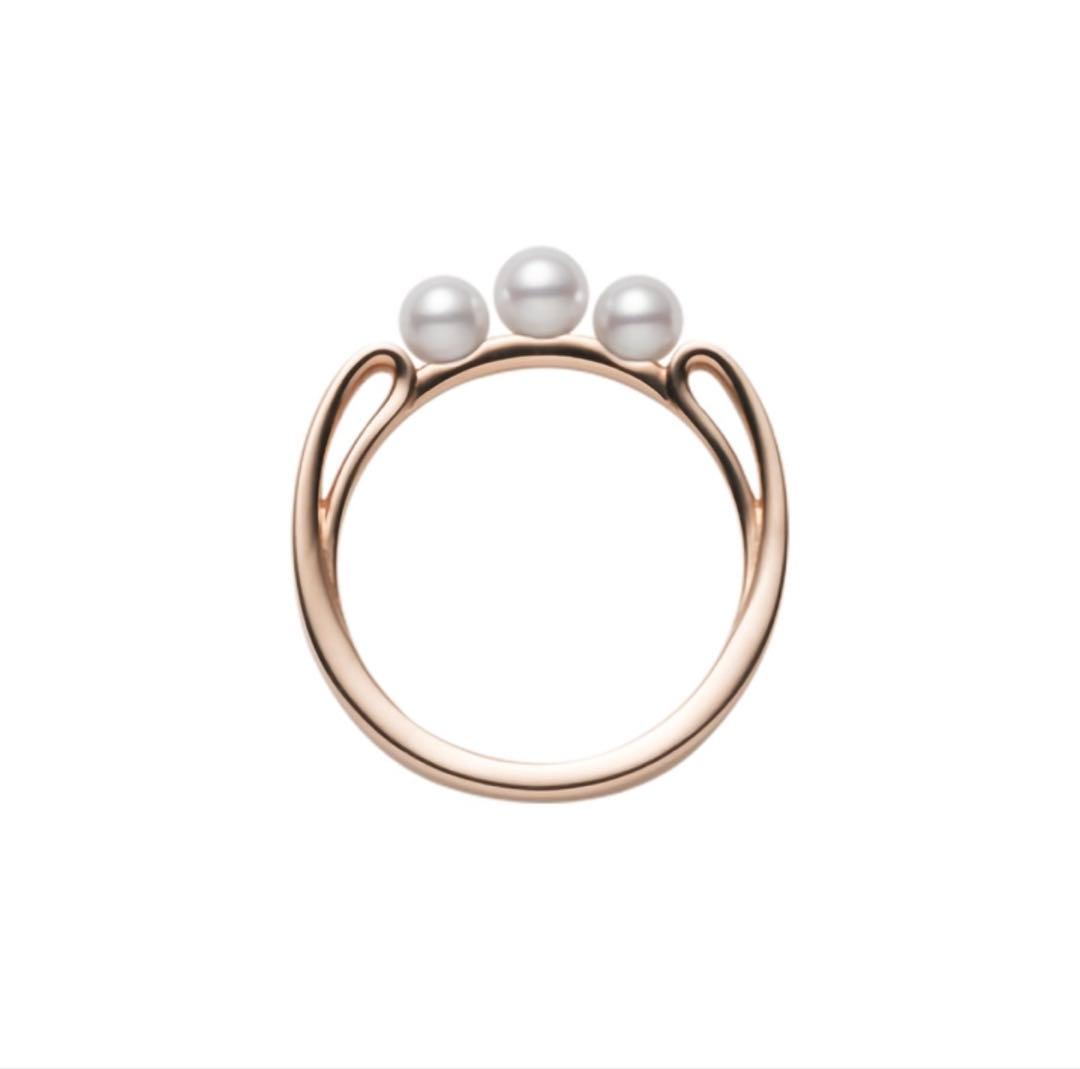 ミキモト　ベビーパールリング　13号　ピンクゴールド ミキモト ベビーパールリング 13号 ピンクゴールド - メルカリ