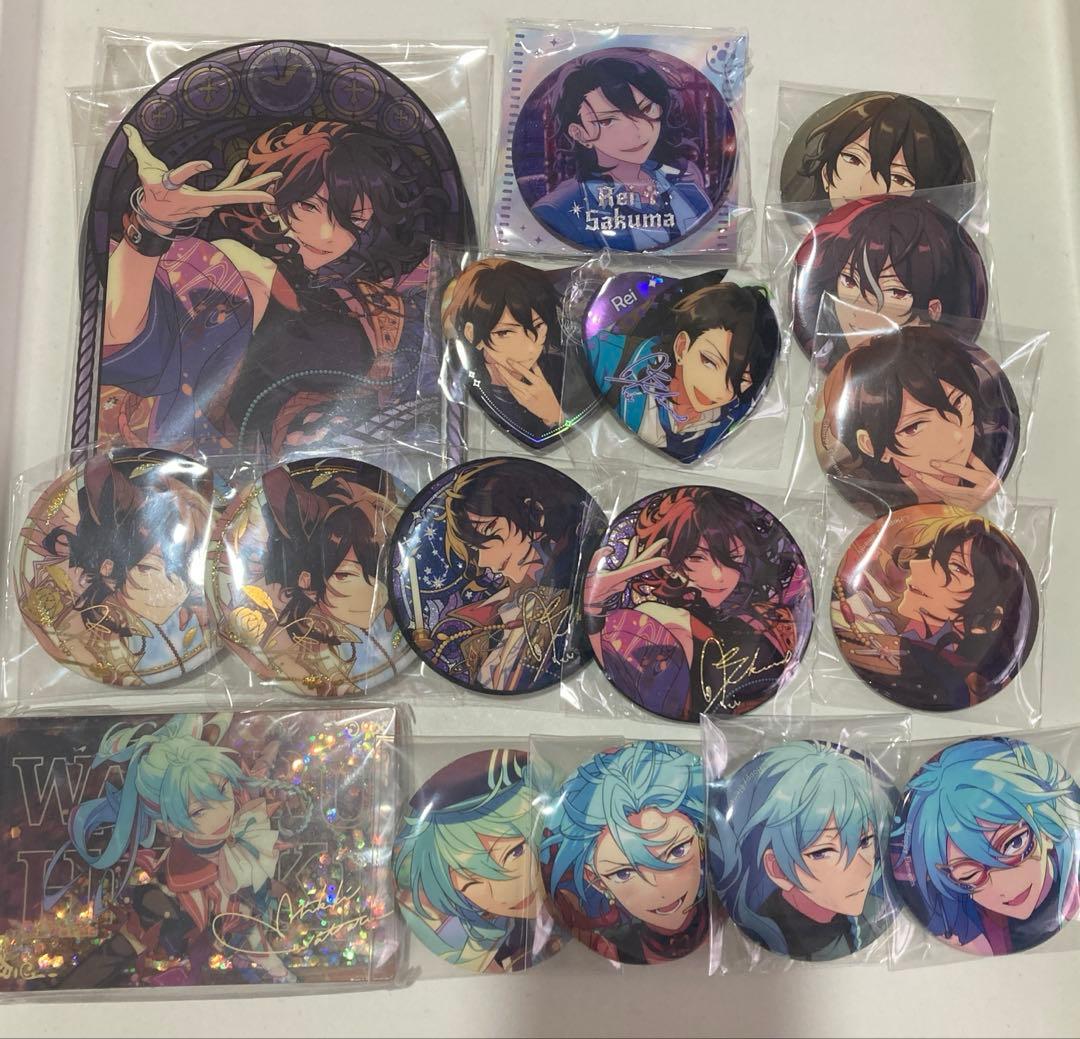 あんスタ 17点 朔間零 日々樹渉 缶バッジ 中国缶 イベコレ 招募缶